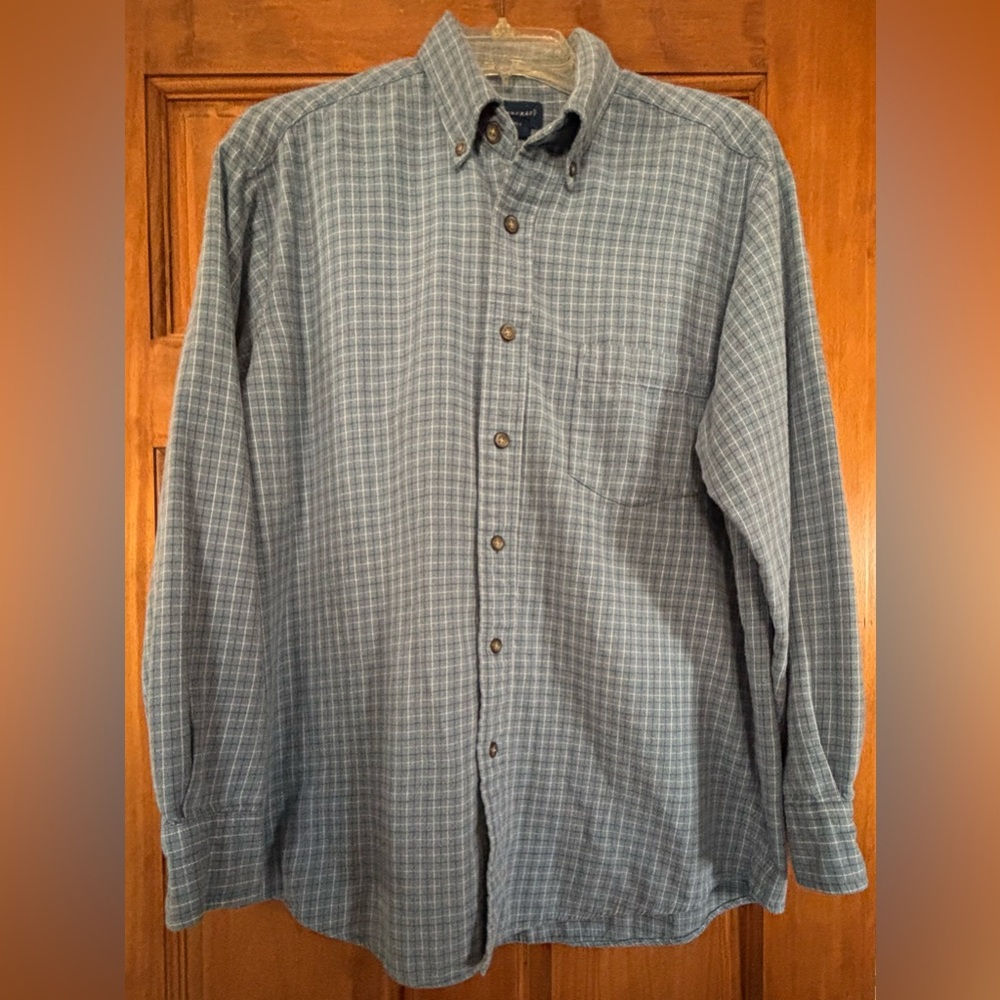 Towncraft Gray Checkered Shirt